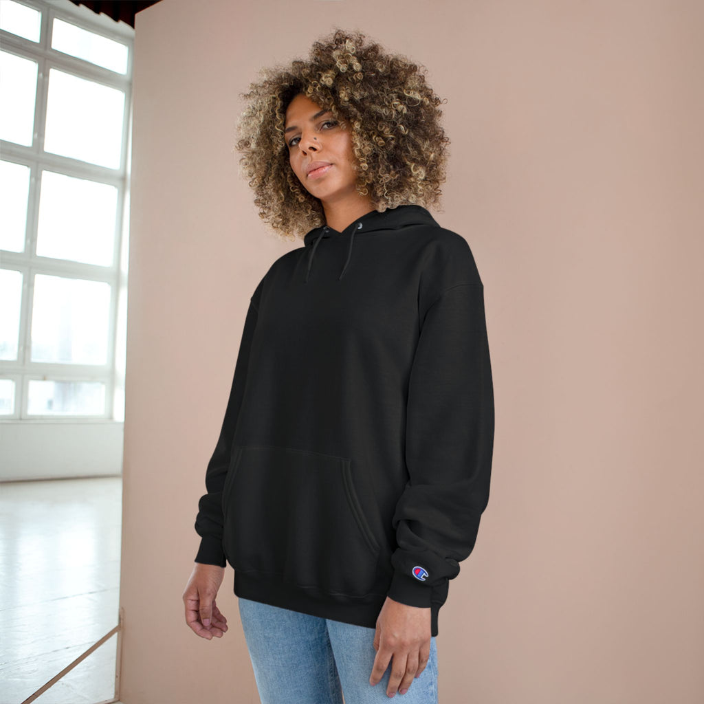 Print on Demand, Minimal 'Votre Marque' Champion Hoodie — Classic Grey Pullover