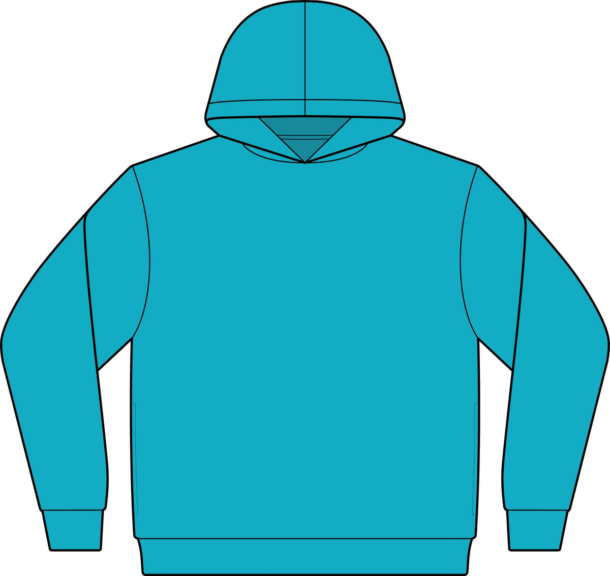 Print on Demand, Unisex Reclaimist Fiber Hooded Sweatshirt