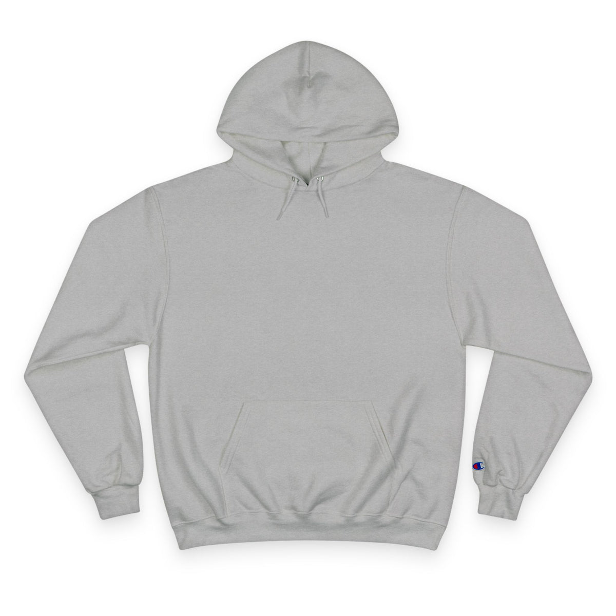 Print on Demand, Minimal 'Votre Marque' Champion Hoodie — Classic Grey Pullover