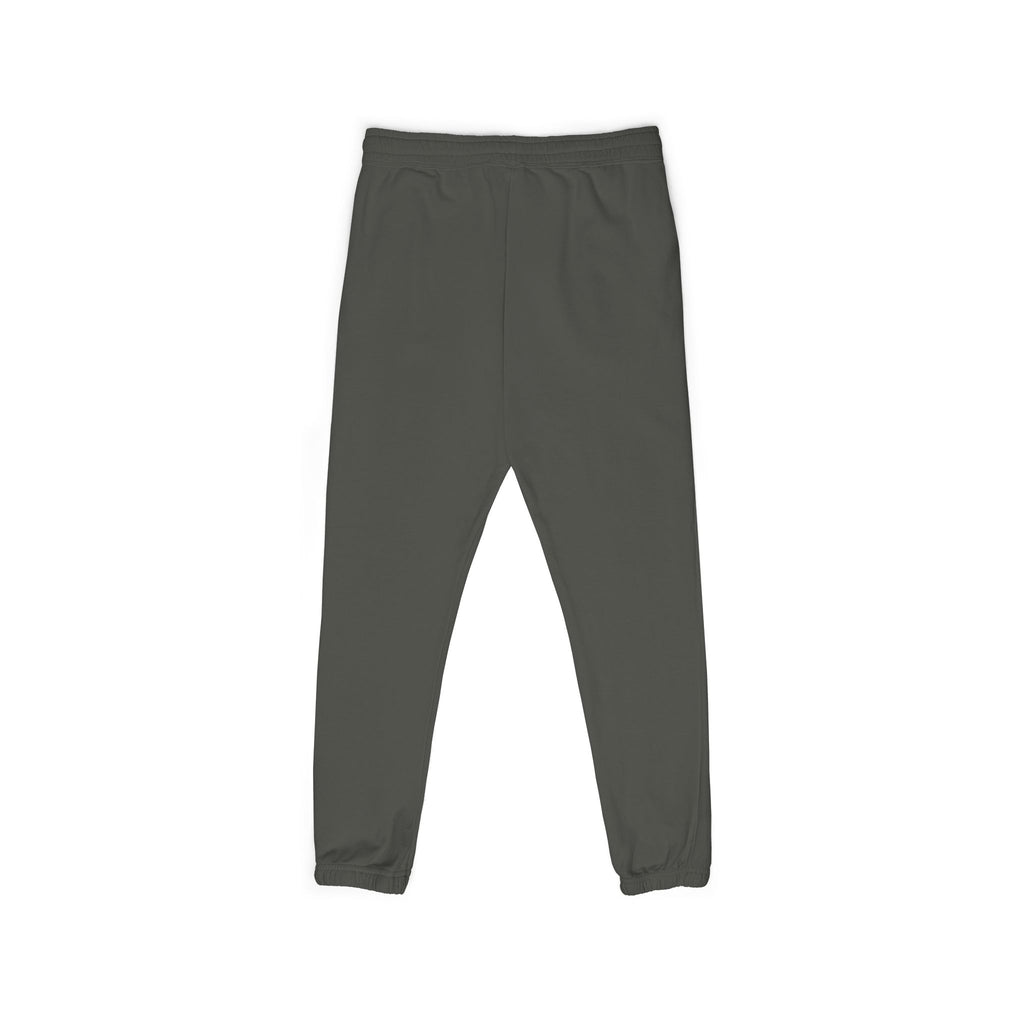 Garment-Dyed Fleece Sweatpants — Minimal Embroidered Joggers
