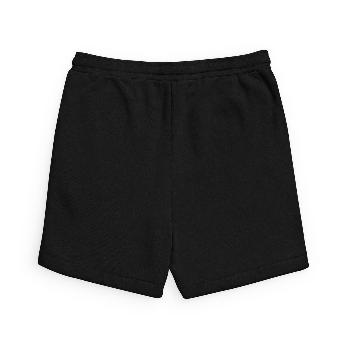 Print on Demand, Embroidered 'Eh!' Logo Sweatshorts — Casual Black Fleece Shorts