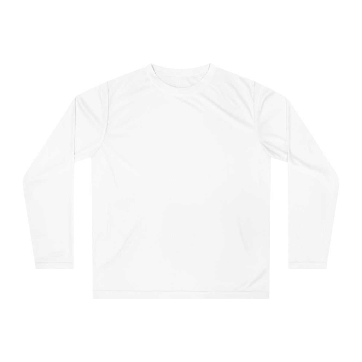Print on Demand, Performance Long Sleeve Shirt — Minimal Olive Square Design