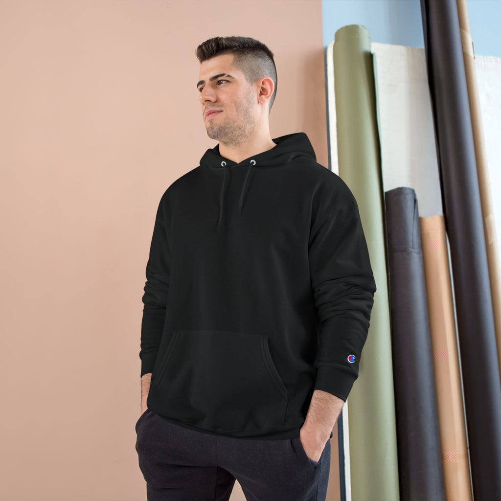 Print on Demand, Minimal 'Votre Marque' Champion Hoodie — Classic Grey Pullover