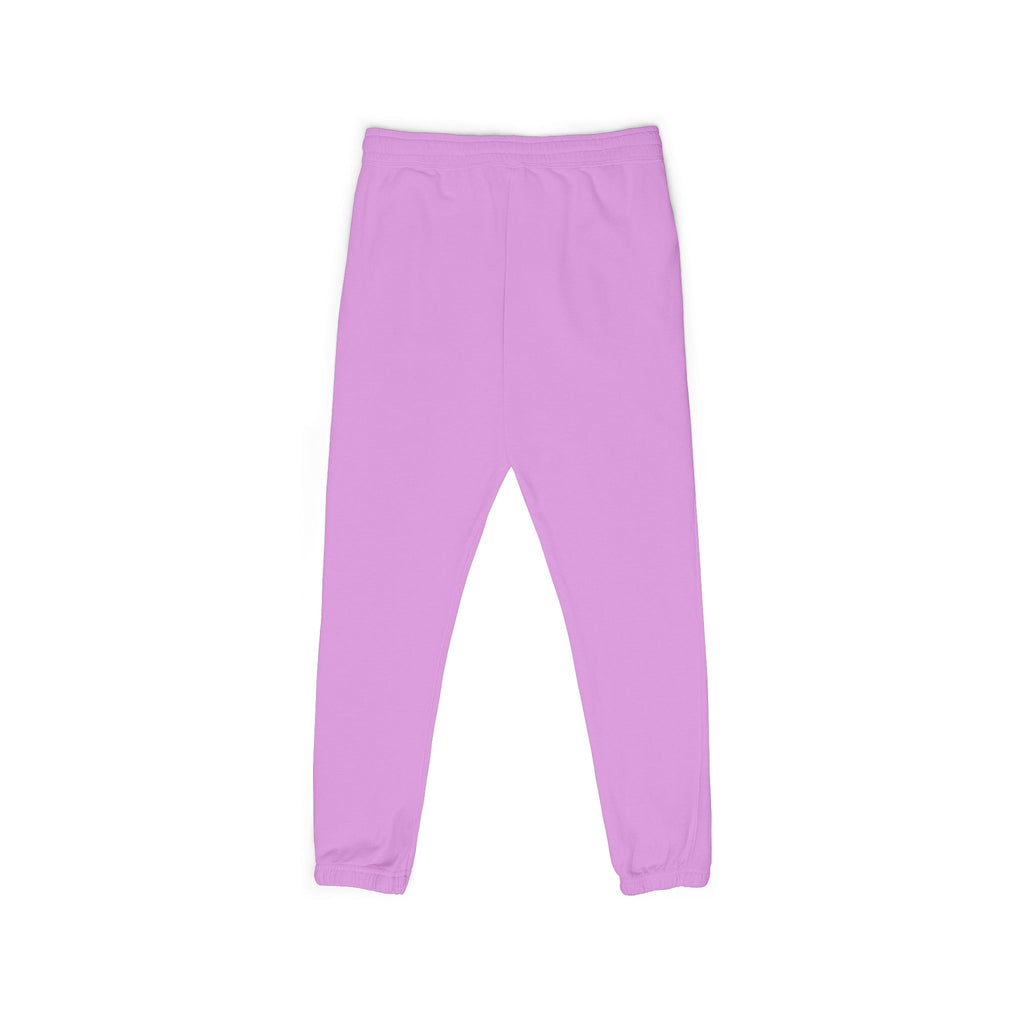 Garment-Dyed Fleece Sweatpants — Minimal Embroidered Joggers