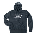 Chandail Noir à Capuchon Hockey Unisexe – Confort Premium / Unisex Hockey Hoodie, Jet Black