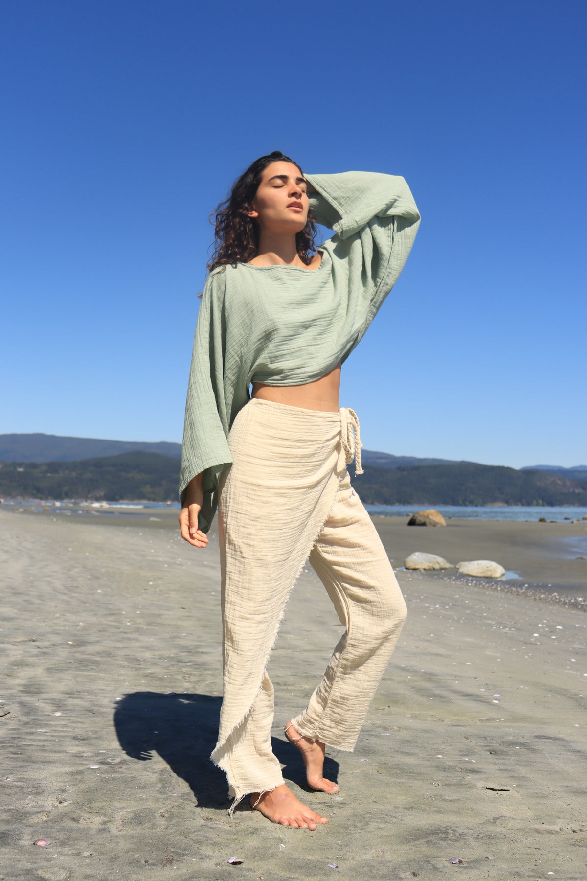 Pantalon Boho en Coton Confort - Vervai / Vervain Pants