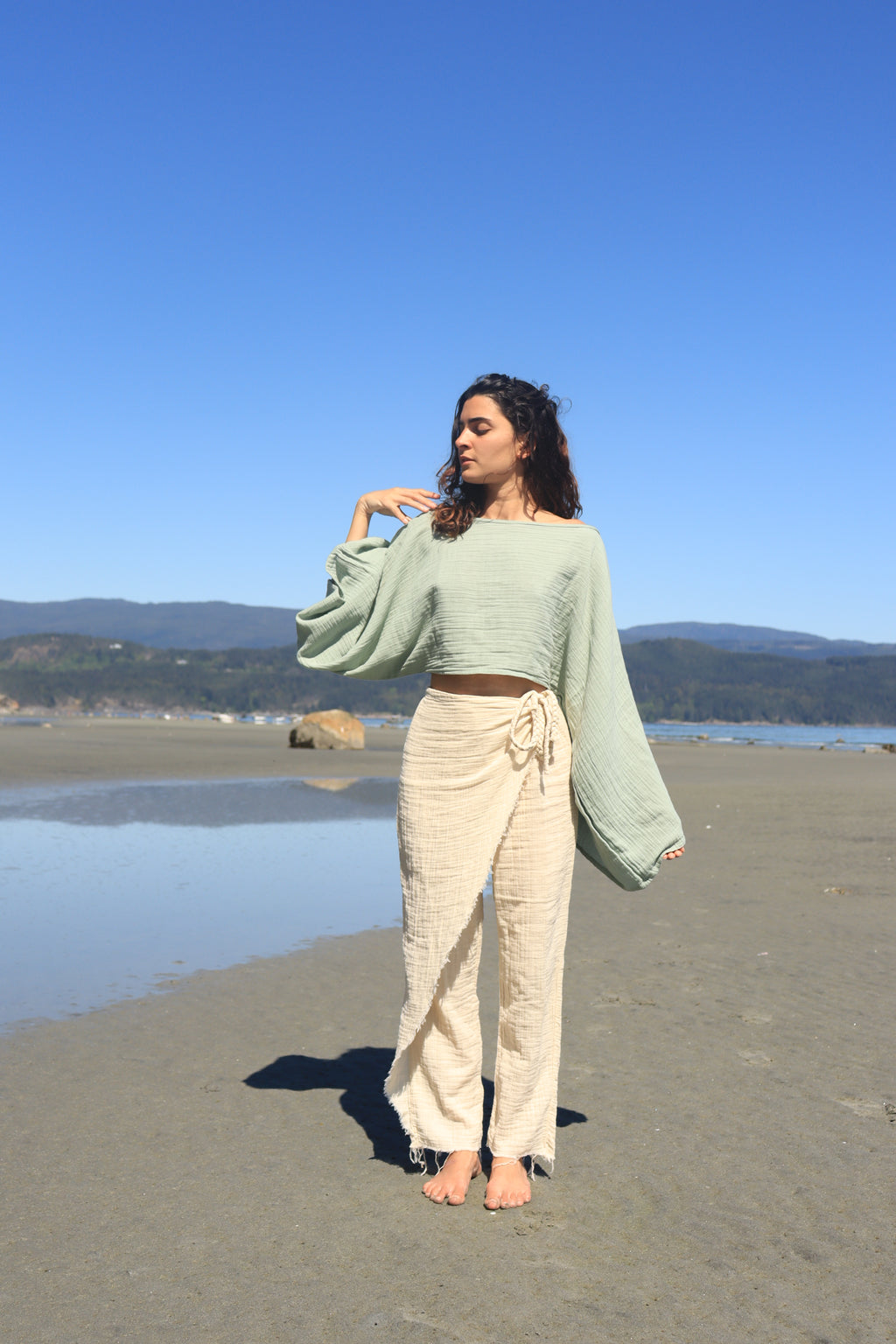 Pantalon Boho en Coton Confort - Vervai / Vervain Pants