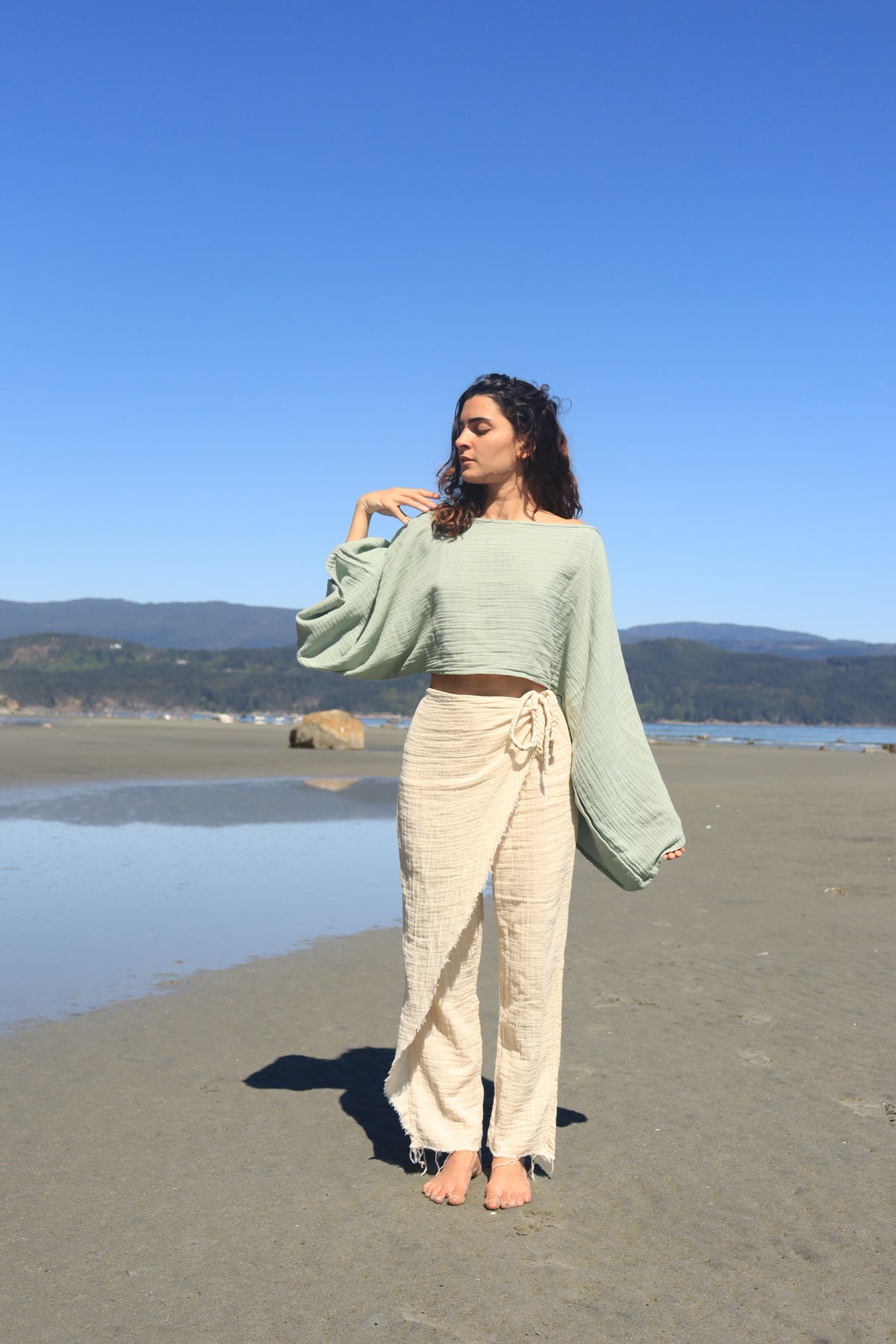 Pantalon Boho en Coton Confort - Vervai / Vervain Pants