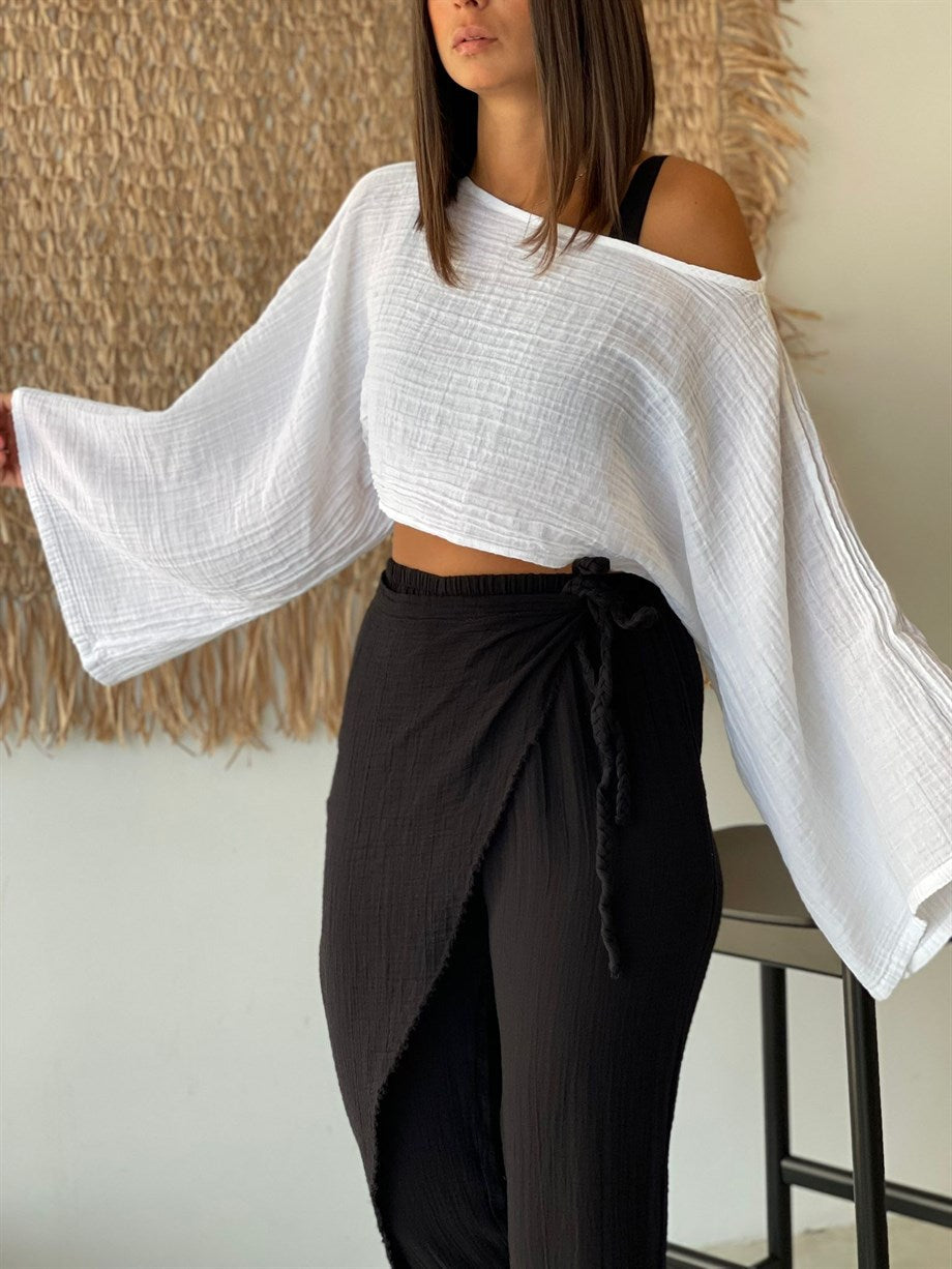 Pantalon Boho en Coton Confort - Vervai / Vervain Pants